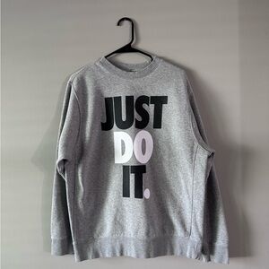 Nike just do it crew neck